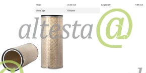 Воздушный фильтр внешний ГПУ Cummins QSV91G OE: AF25545