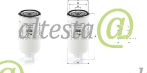 Фильтрующий элемент грубой очистки Mann PL 150/1 OE: 6640259190