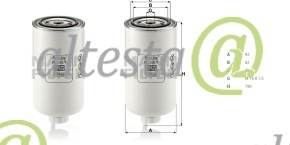 Фильтрующий элемент грубой очистки Mann PL 250/1 OE: 6650459107