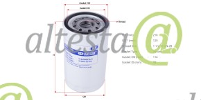 Масляный фильтр ДВС Экскаватор New Holland E385B OE: VHS156072190J1L