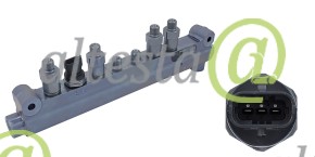 Топливная рампа левая ДВС Liebherr D9508 OE: 10116119