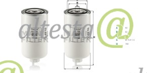 Фильтрующий элемент грубой очистки Mann PL 250 OE: 6650459108
