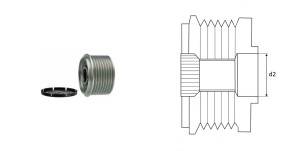 Pulley_Alternator_tractor_John_Deere_SE6920_6190R_6170M_AL161112_AL166836