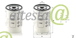 Фильтрующий элемент грубой очистки Mann PL 270X OE: 6660459210