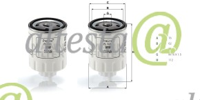 Фильтрующий элемент грубой очистки Mann PL 50/1 OE: 6640359105